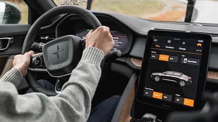 Polestar, Polestar 2, Fahrbericht, 2019, Interieur